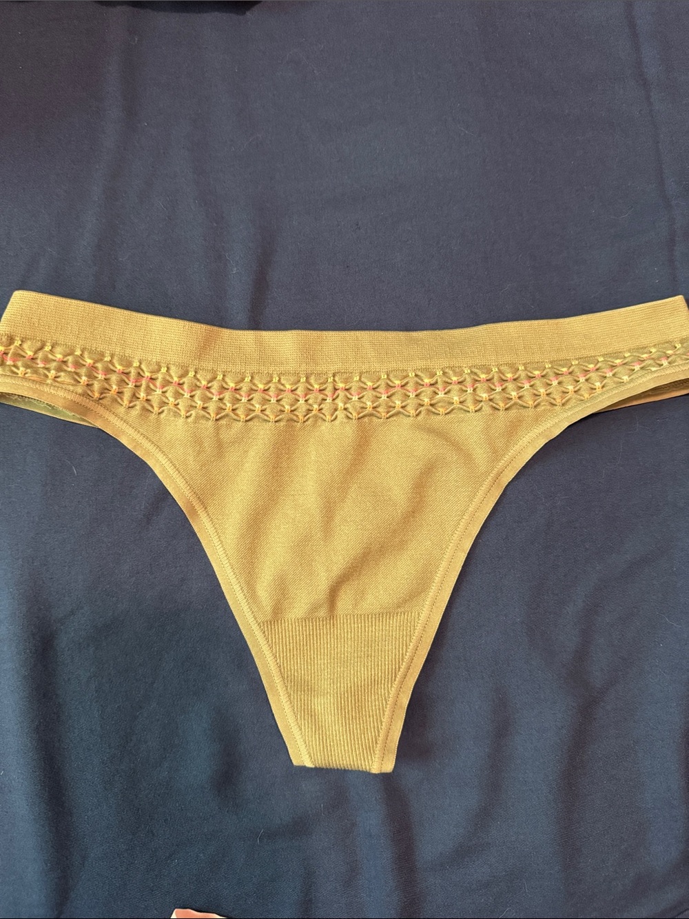Victoria's Secret Olive Green Embroidered Bikini Panty